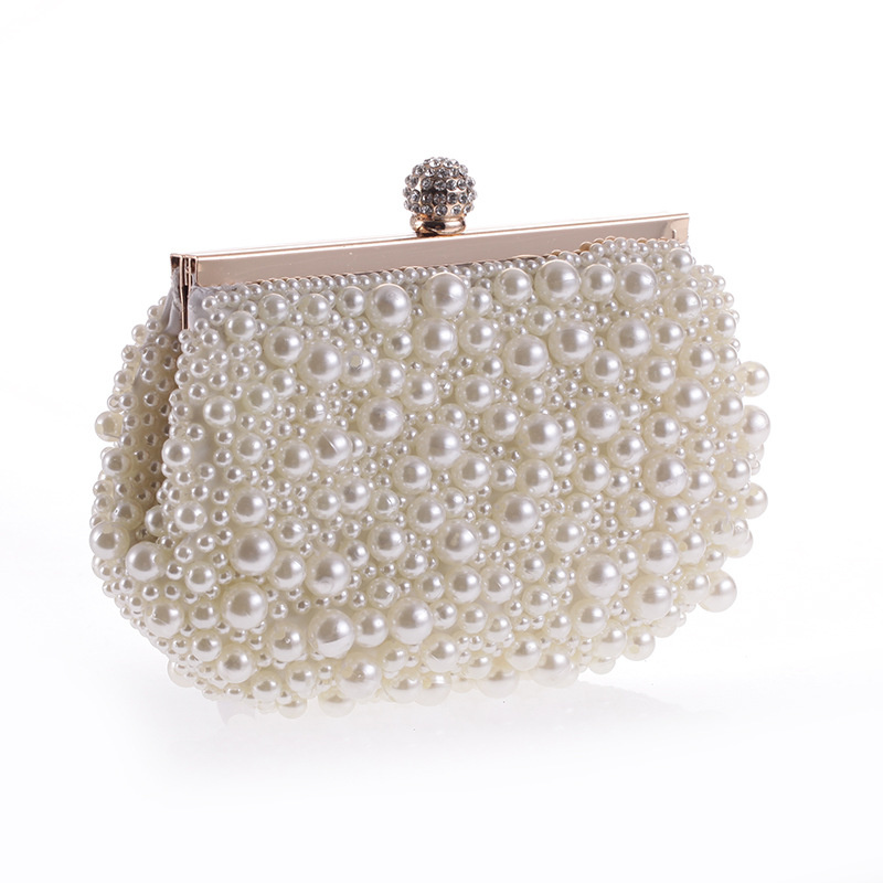 Newest Fashion Women Handbag Pearl Bag Designer Clutch Bag