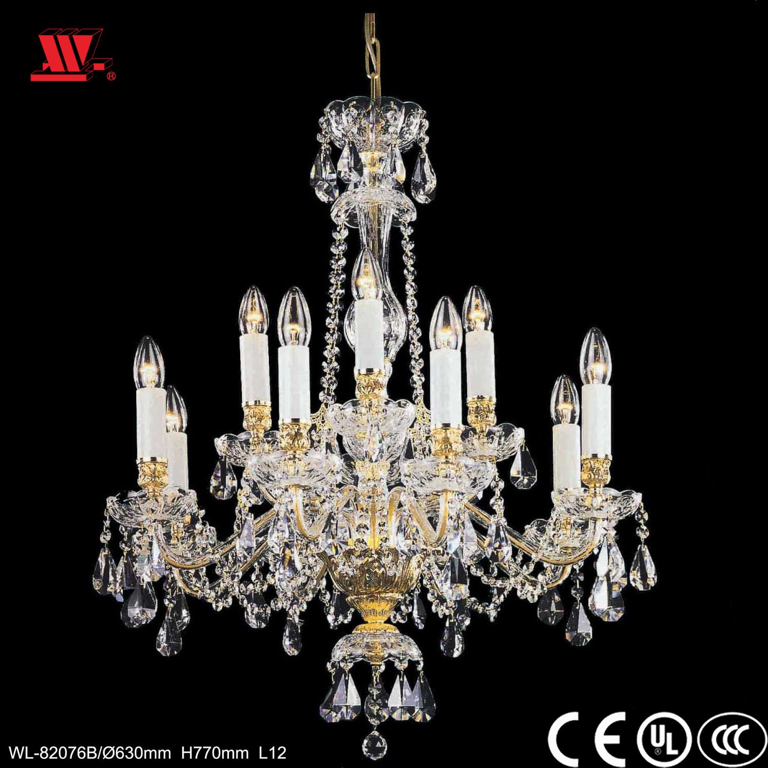 Traditional Crystal Chandelier Wl-82076b