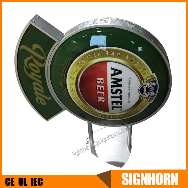 Outdoor Display Rotating Vacuum Formed Plastic Light Box