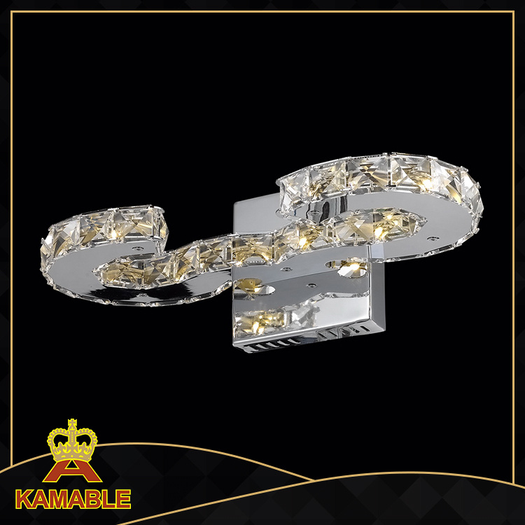 Modern Decoration Home Crystal LED Wall Light (MB77057-10)