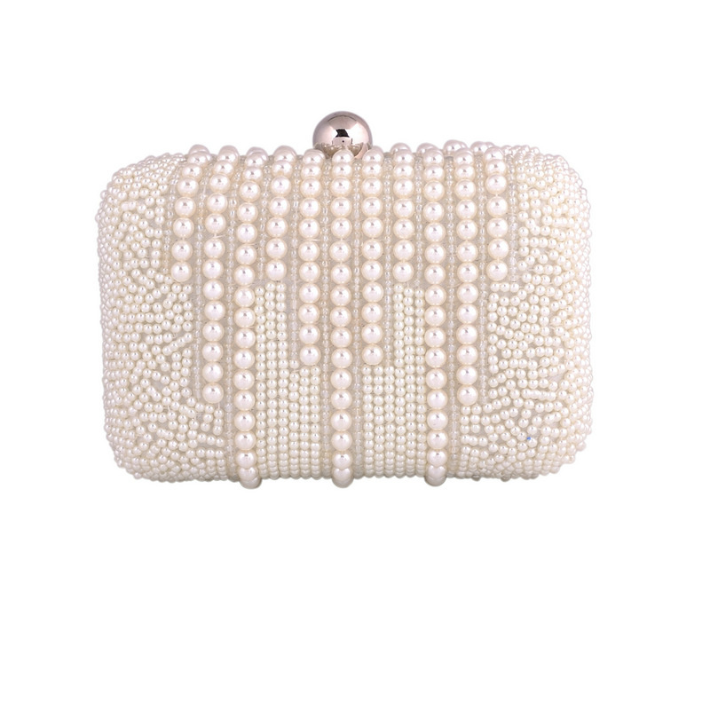Wholesale Fashion Women Handbag Designer Pearl Clutch Bag Party Bag