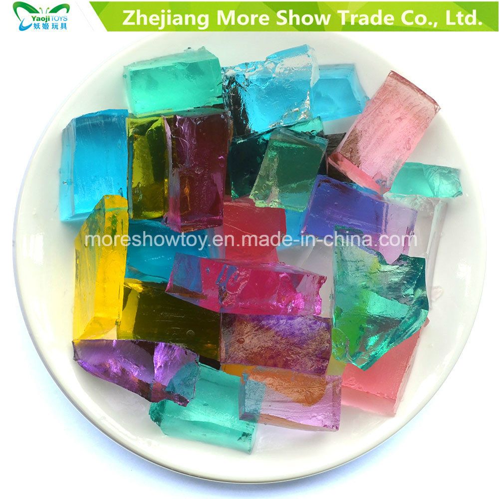Cube Crystal Soil Water Beads Wedding Decoration Vase Table Centrepiece