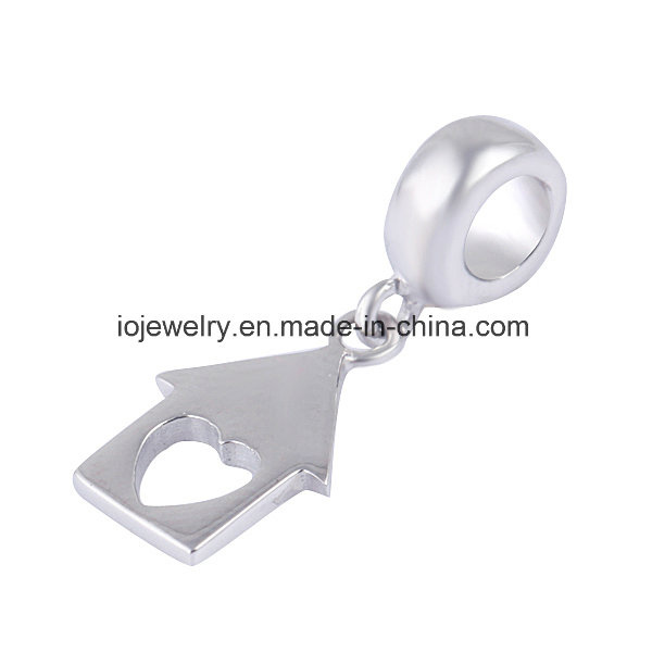 Fashion Jewelry Silver House Charm