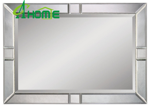 Simple Design Living Room Rectangle Wall Mirror