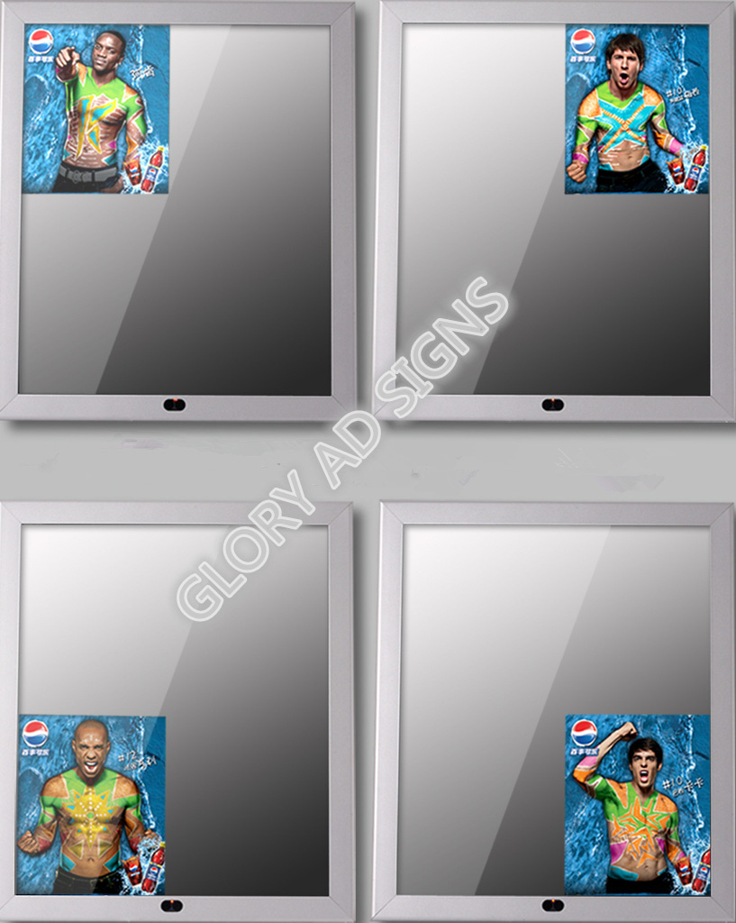 Magic Motion Mirror with 4 Pictures Photo Frame