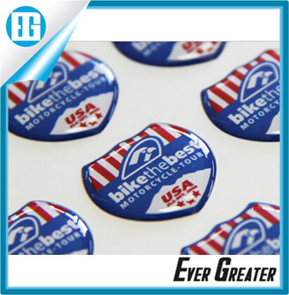 Custom UV Resistant 3D Domes Label Stickers