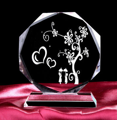 Crystal Award with Custom Logo