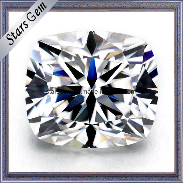 Wholesale Whitest 8 Hearts & 8 Arrows Cushion Cut 8X9mm Moissanite Loose Stone