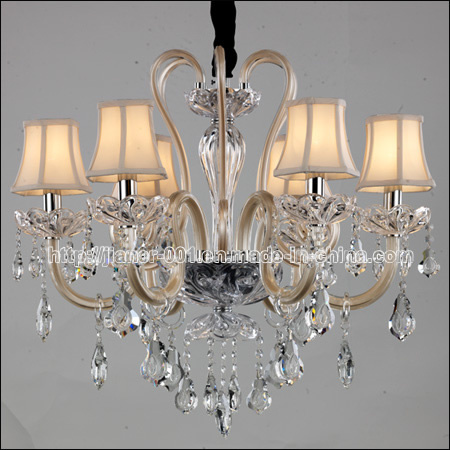 European Style Crystal Chandelier for Home in Light Gold