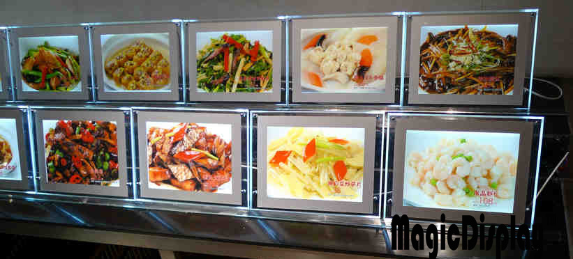 Single Side Acrylic LED Crystal Display