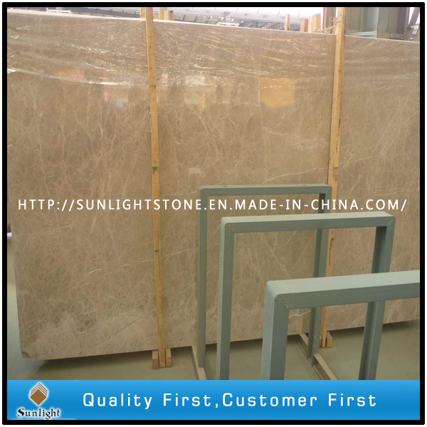 Chinese Beige Marble Emperador Light Marble Slabs for Countertops/Worktops