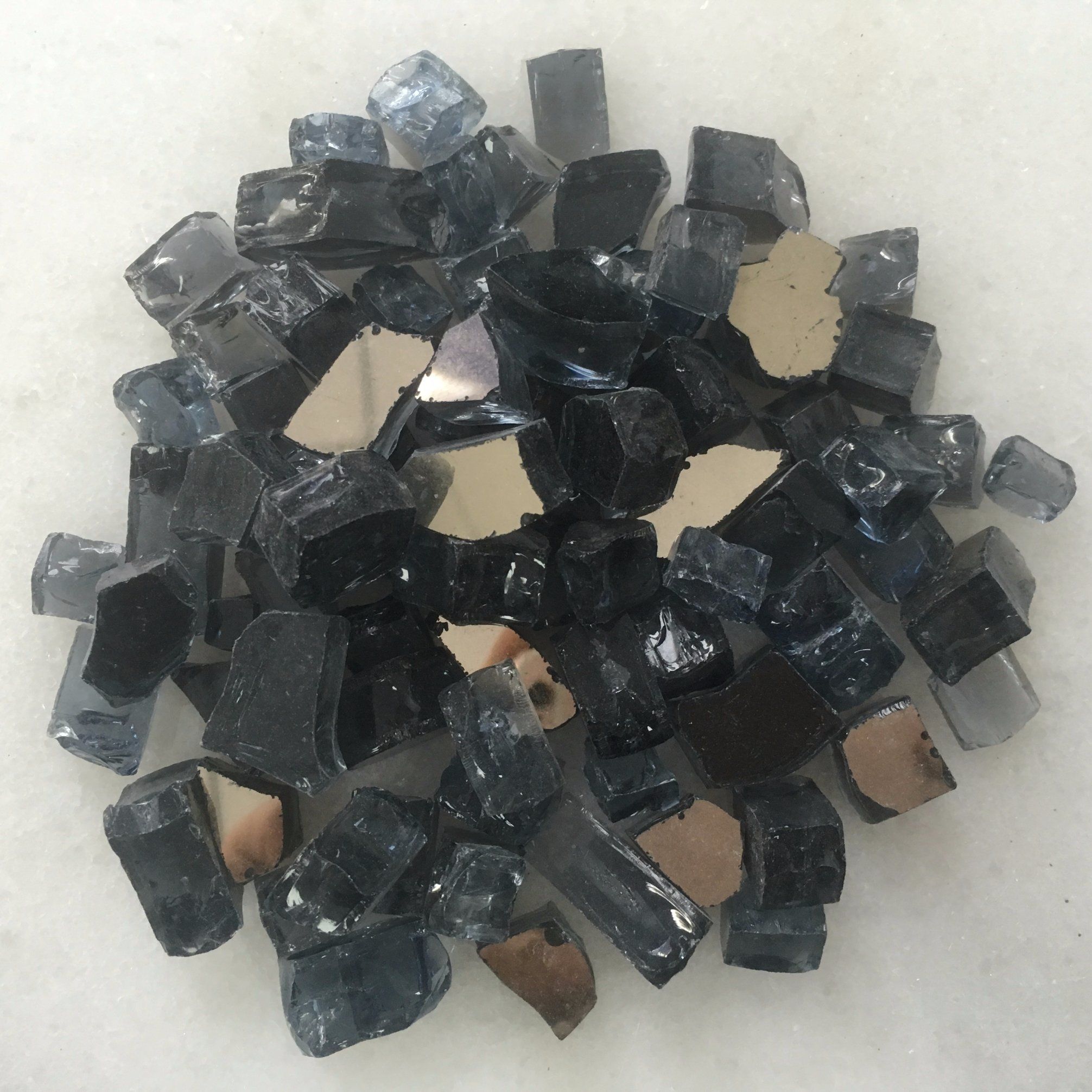 Fireglass Fireplace Fire Pit Glass 1/2