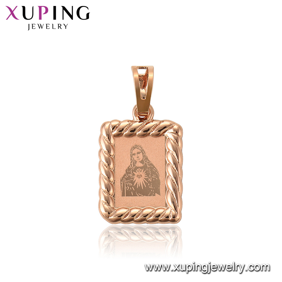 32095 New Fashion 24K Gold Flowers Delicate Pendant