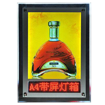 LED Digital Sign LED Acrylic Light Box with LED Scrolling Message
