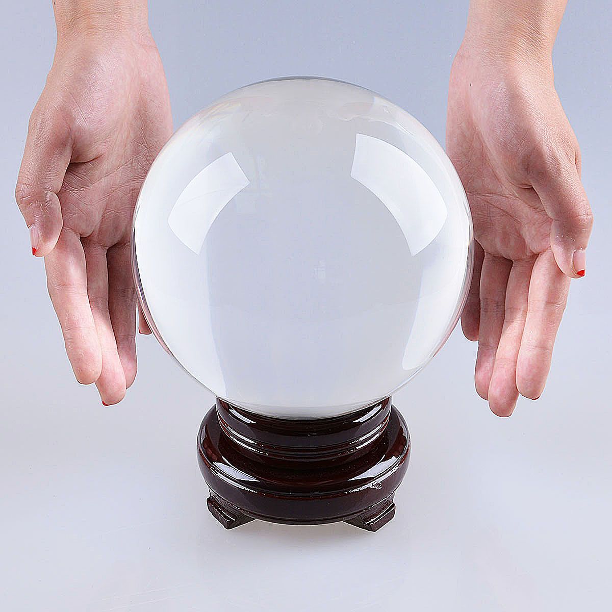 150mm Big Clear Crystal Color Glass Ball for Decoration