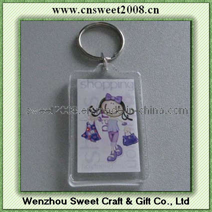 Custom Printing Acrylic Key Chain for Advertising (KYC23063)