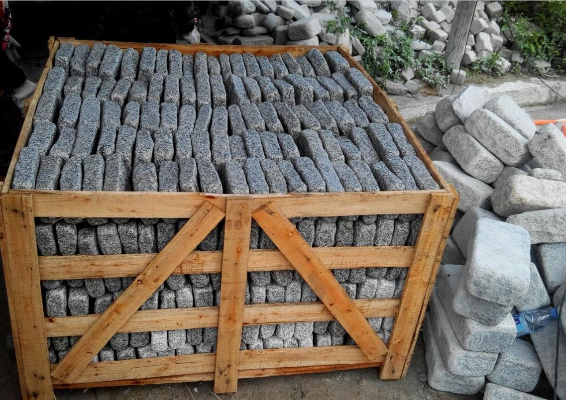 Light Grey Paving Stone, Cobble Stone, Cube Stone