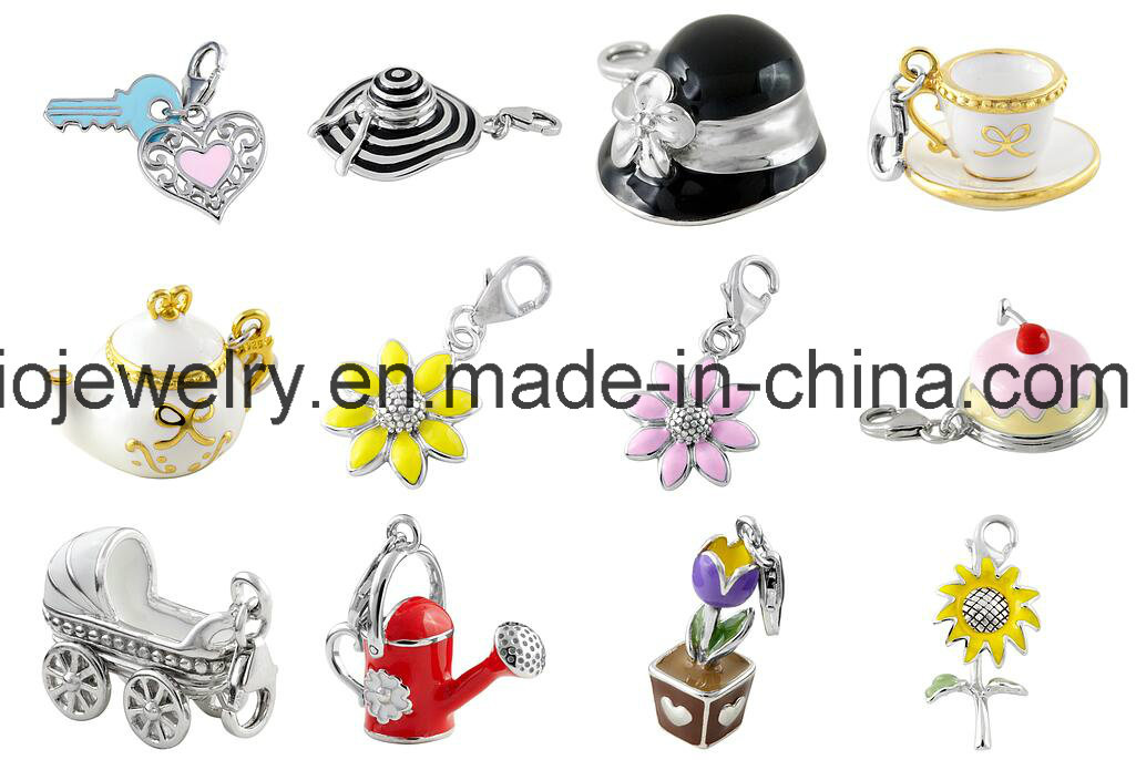 Many Charm Designs for DIY Bracelet Making