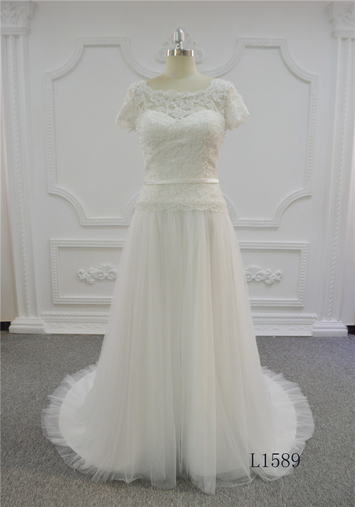 Sexy Wedding Dress A-Line Lace Wedding Dress for Women