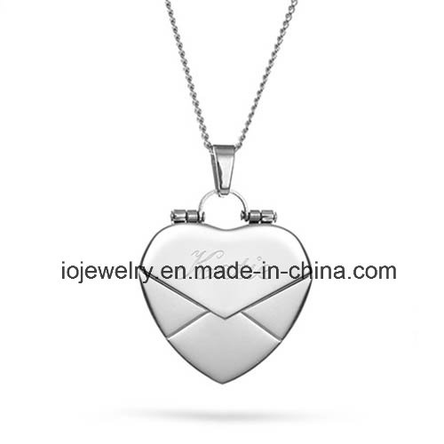 Envelope Design Pendant Stainless Steel Jewelry