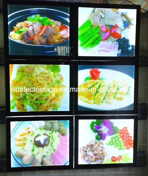 LED Double Ultra-Slim Crystal Glass Light Box
