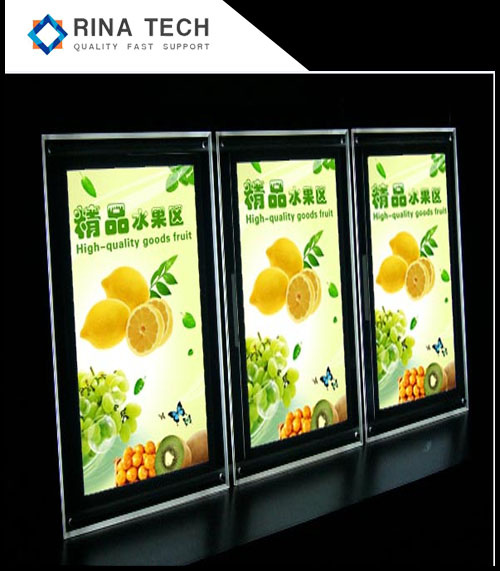 Acrylic Super Slim LED Crystal Light Box