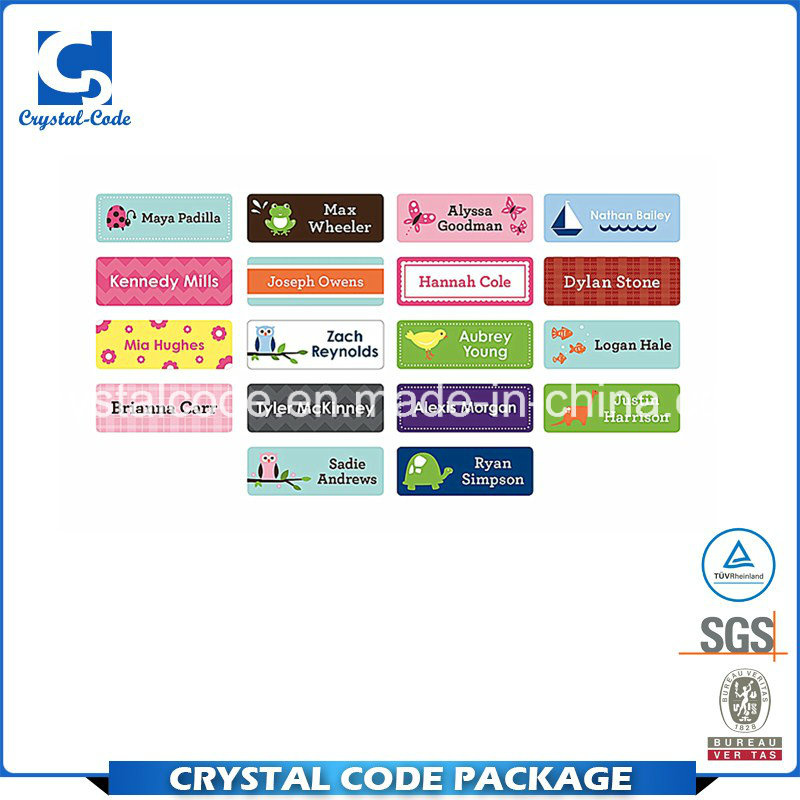 Clear and Distinctive Personalised Stickers Labels