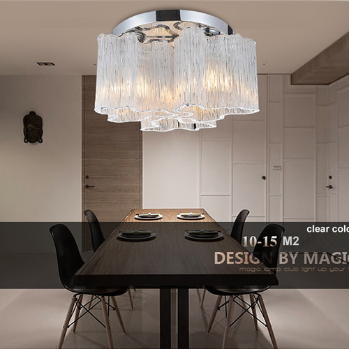 3 Lights Modern Crystal Ceiling Lighting Lamp in CE