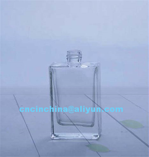 Square Perfume Glass Bottle with Sprayer 45ml