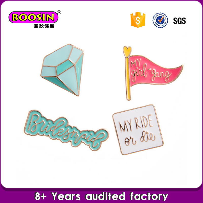 Boosin Custom Made Lovely Enamel Metal Alloy Lapel Pins