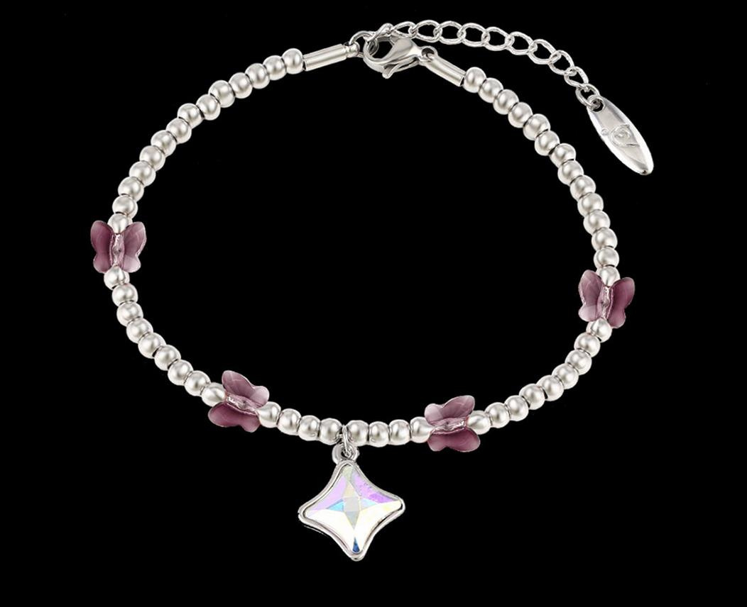 74635 Fashion Newest Butterfly Crystals From Swarovski Jewelry Bracelet