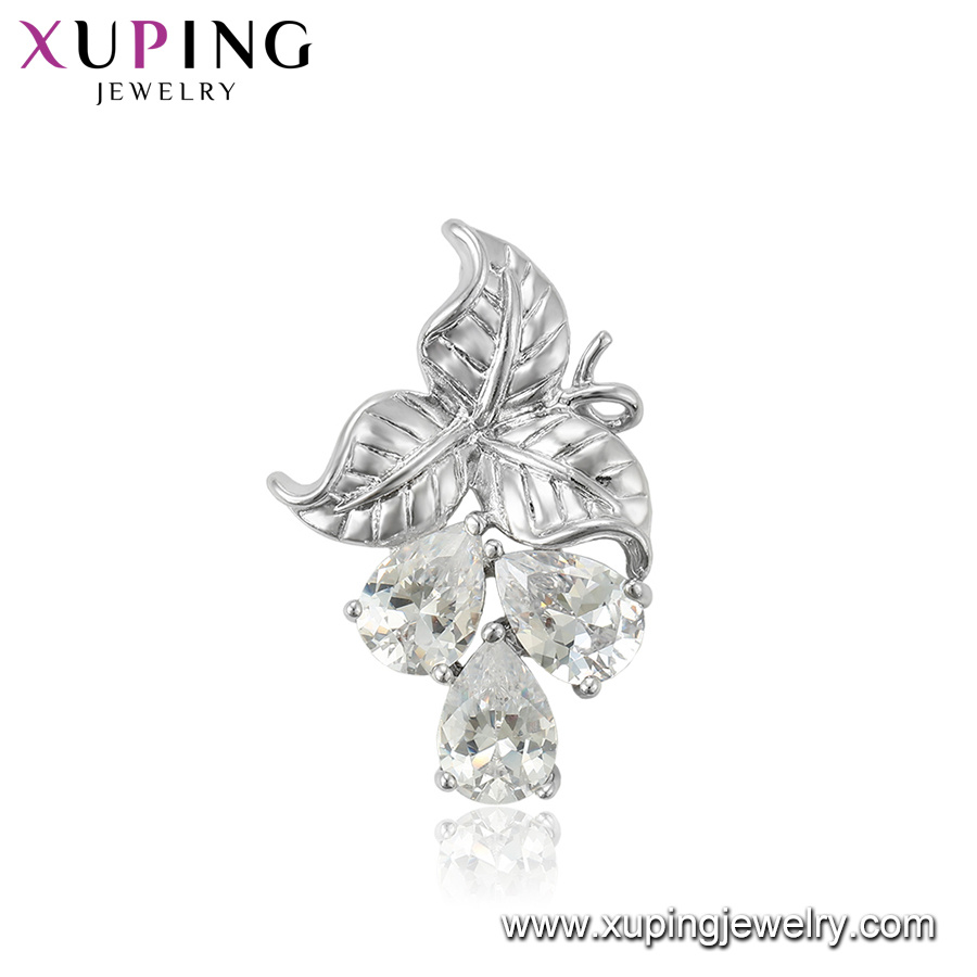 31244 Fashion Xuping Silver Heart-Shaped Jewelry Pendant with CZ Diamond