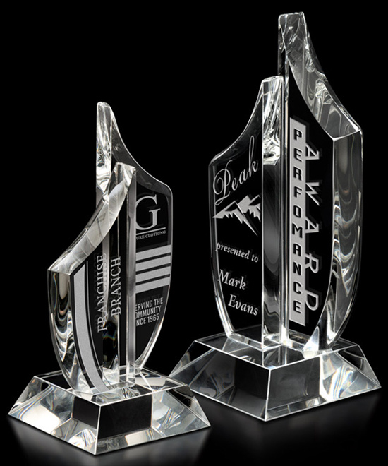 2017 Newest Personalized Design with a Lot of Color and Shapes Crystal Award & Trophy on Sale