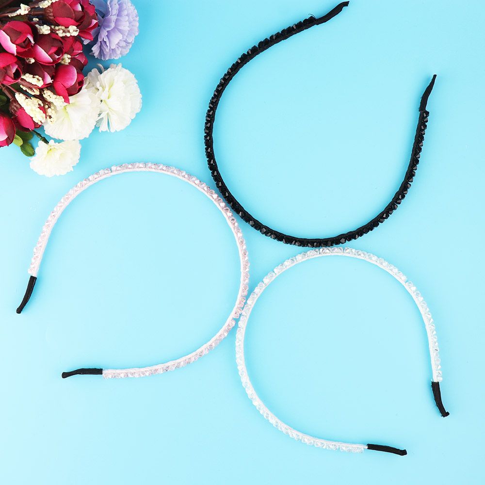 New Fashion Women Lady Girl Crystal Metal Band Hair