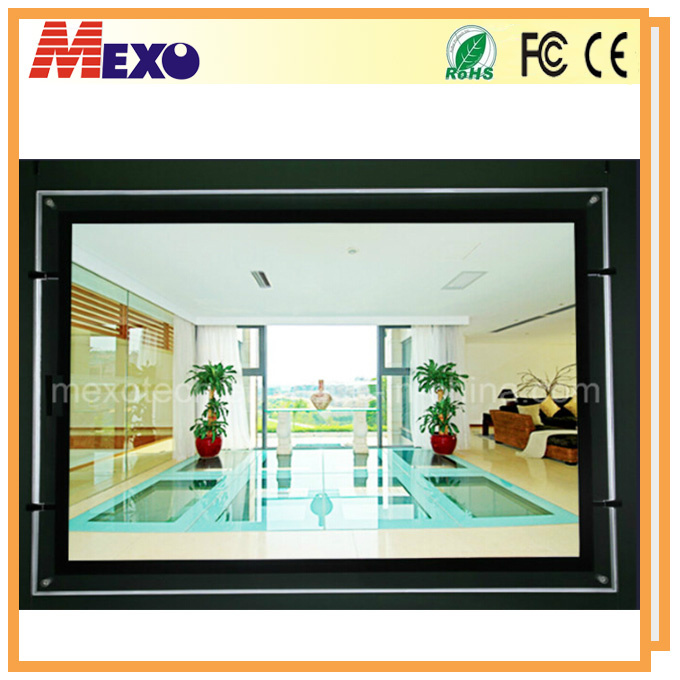 Hotel Room Display LED Backlit Advertisement Light Box (CSH01-A3L-05)