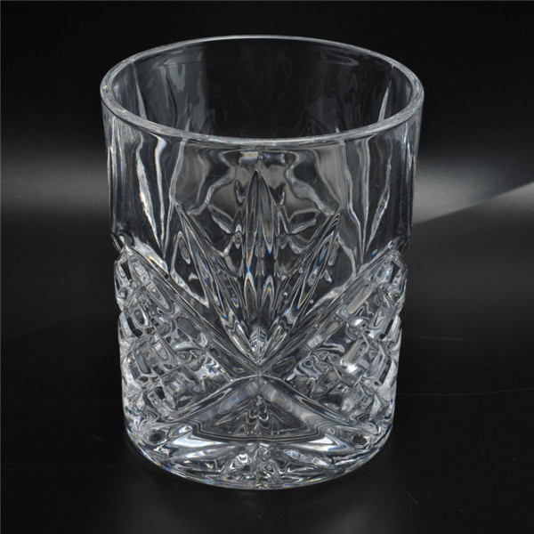 10oz Whisky Glass with Crystal Style Embossed Pattern