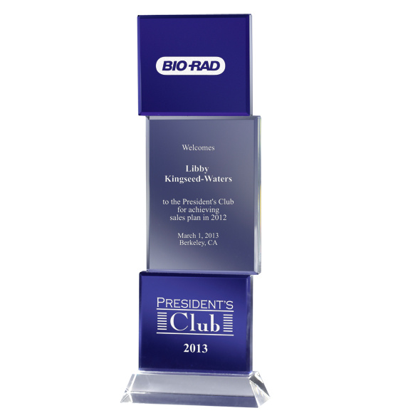 Superimposed Crystal Trophy
