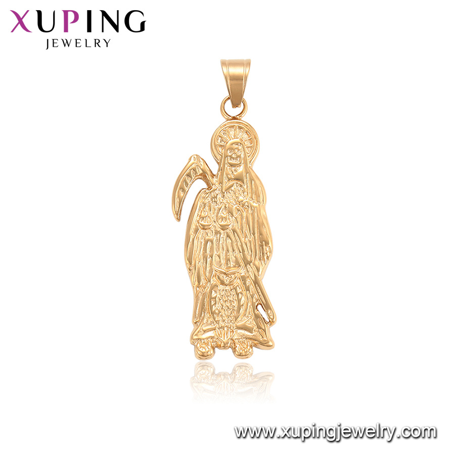 33987 Xuping Unique Gift 18K Gold Hamsa Evil Eye Good Luck Pendant Jewellery