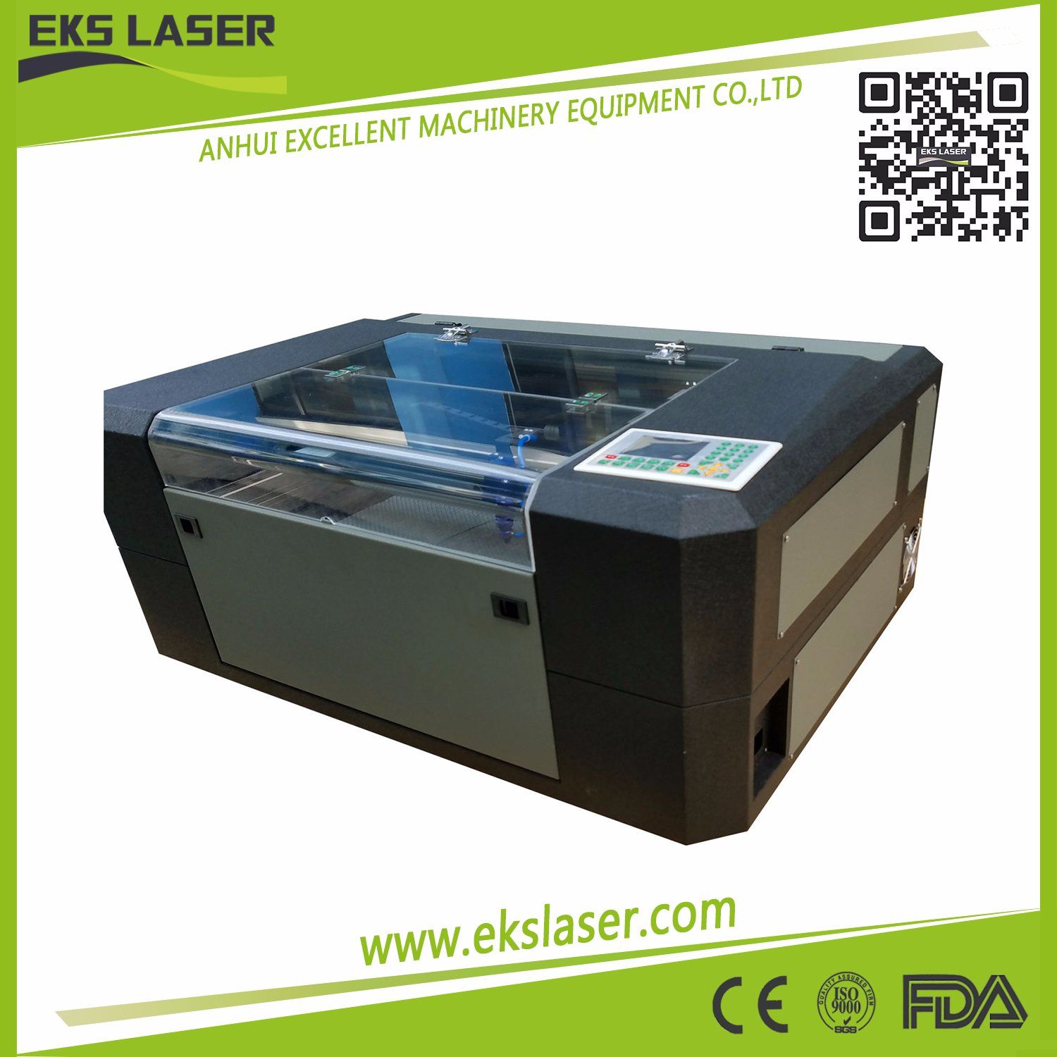 Germany Design China Made Es-5030 60W Small Laser Low Cost Cutting Engraving Machine