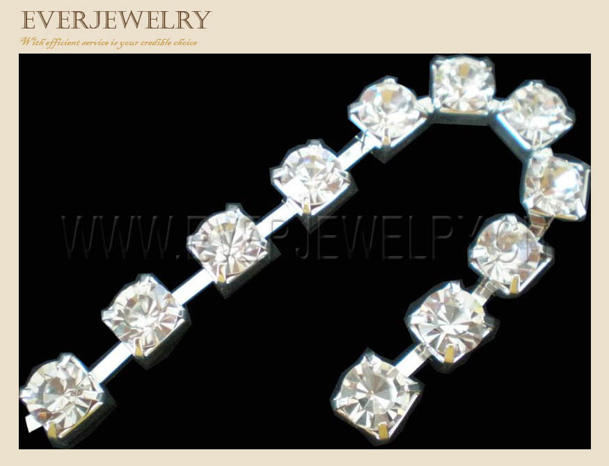 Silver Rhinestone Cup Chain Ss18