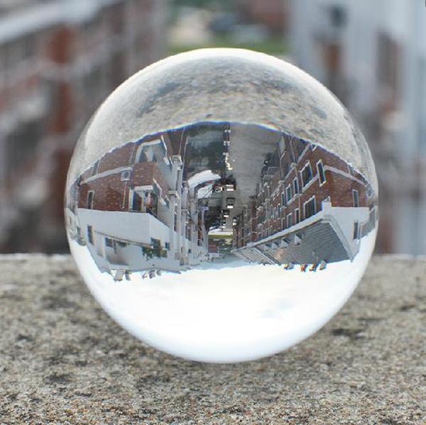 Customized Clear 3D Laser Engraved Crystal Ball