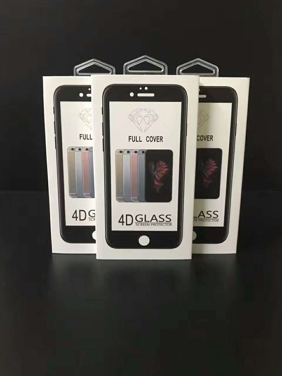 Cheap Tempered Glass Screen Protector Retail Box Paper Packaging