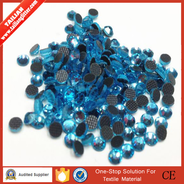 2016 Tailian Best Selling Good Price Delicate Appearance Acrylic Round Hotfix Rhinestones Flatback