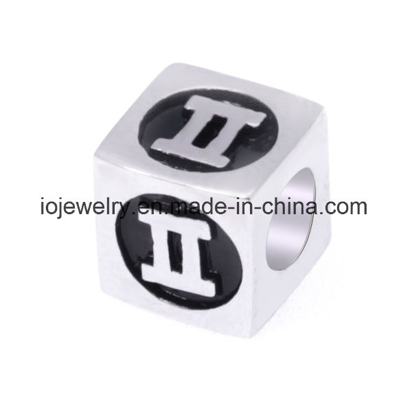 Custom Engrave Metal Symbol Beads