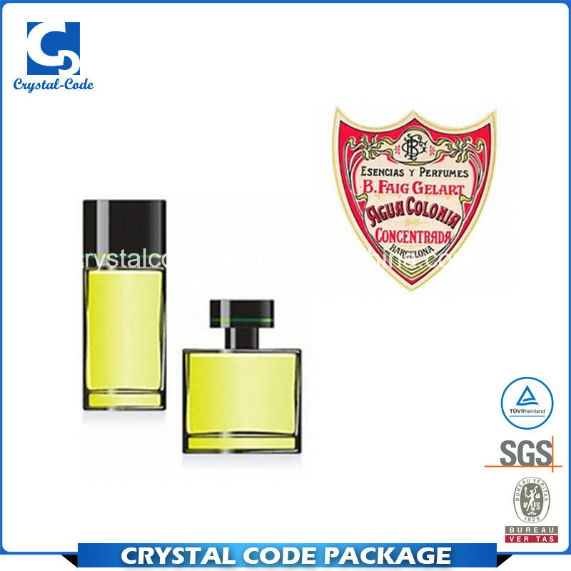Trendy Colorful Perfume Bottle Stickers Labels