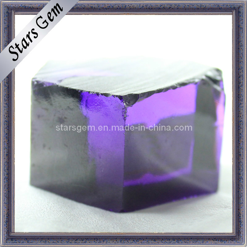 Violet Blue CZ Rough/Raw Material, Cubic Zirconia Rough