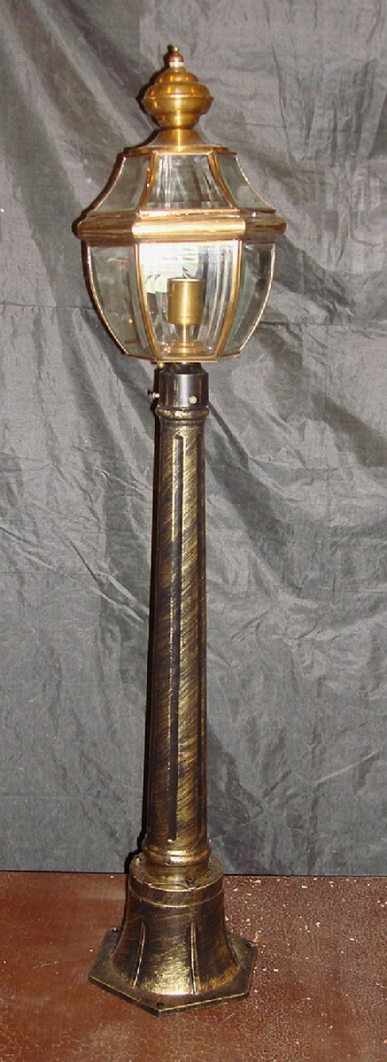 Bronze Floor Lamp with Glass Decorative Floor Lighting for Indoor or out Door 18959