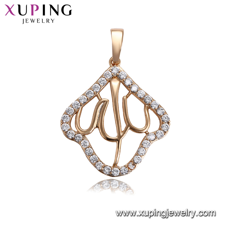 31832 Xuping Luxury 18K Gold Heart Pendant