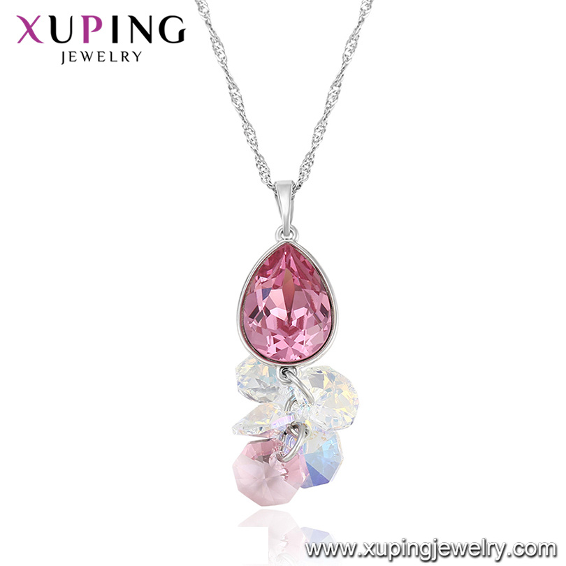 32822 Xuping Custom Pendant, Crystals From Swarovski Saudi Gold Pendant