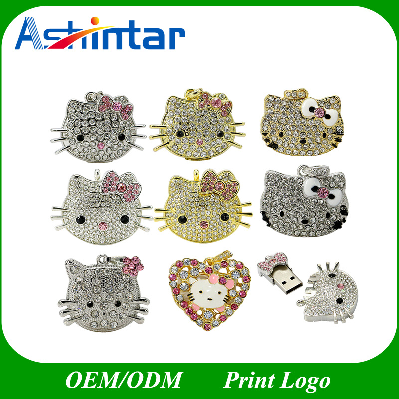 Jewelry USB Memory Stick Waterproof Cartoon Mini USB Disk